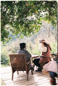 Couple in a safe place for open communication.